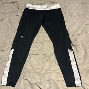 Black with Snow Camo Cold Gear Leggings